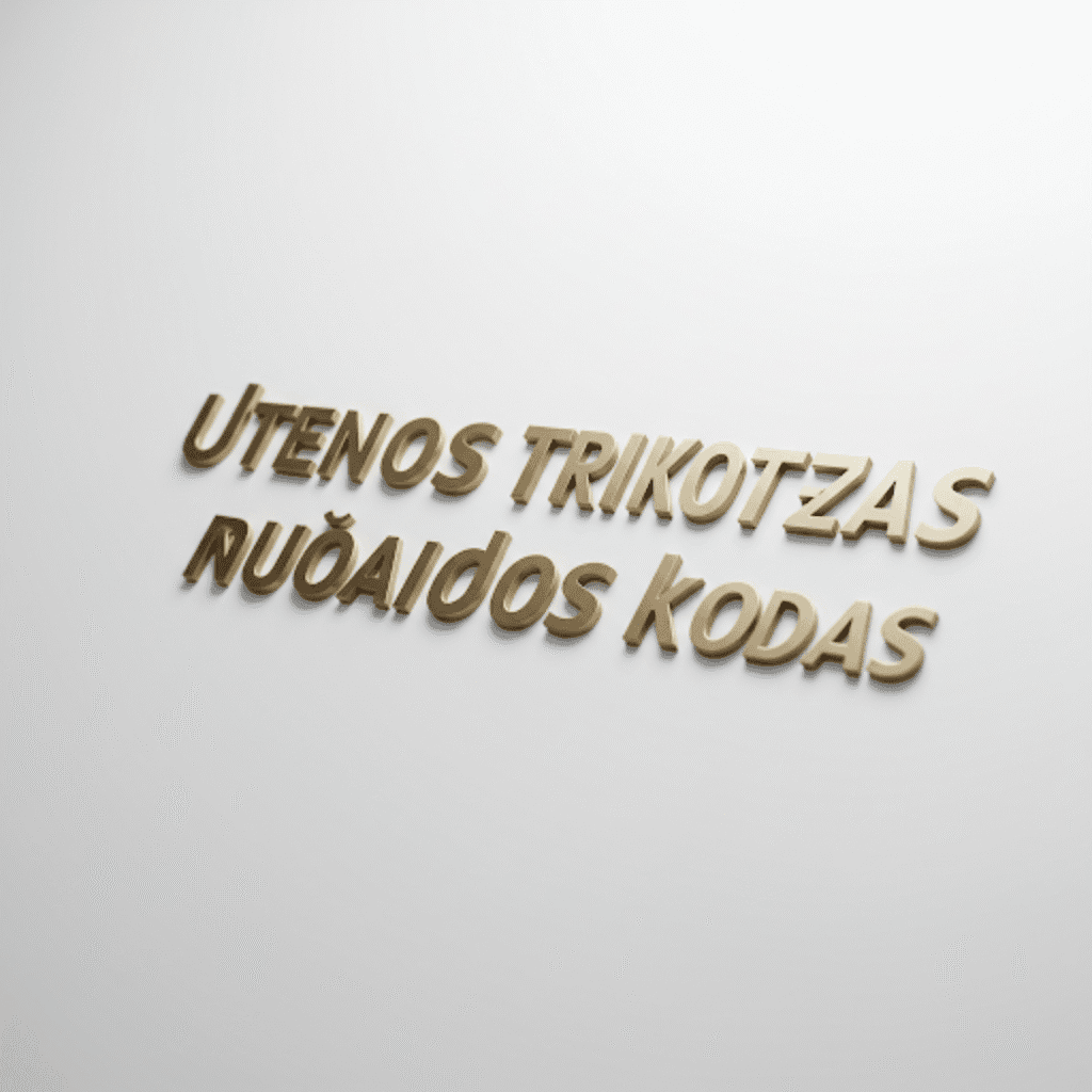 Utenos Trikotažas Nuolaidos Kodas: Jūsų Raktas į Kokybiškus ir Stilingus Lietuviškus Drabužius pigiau