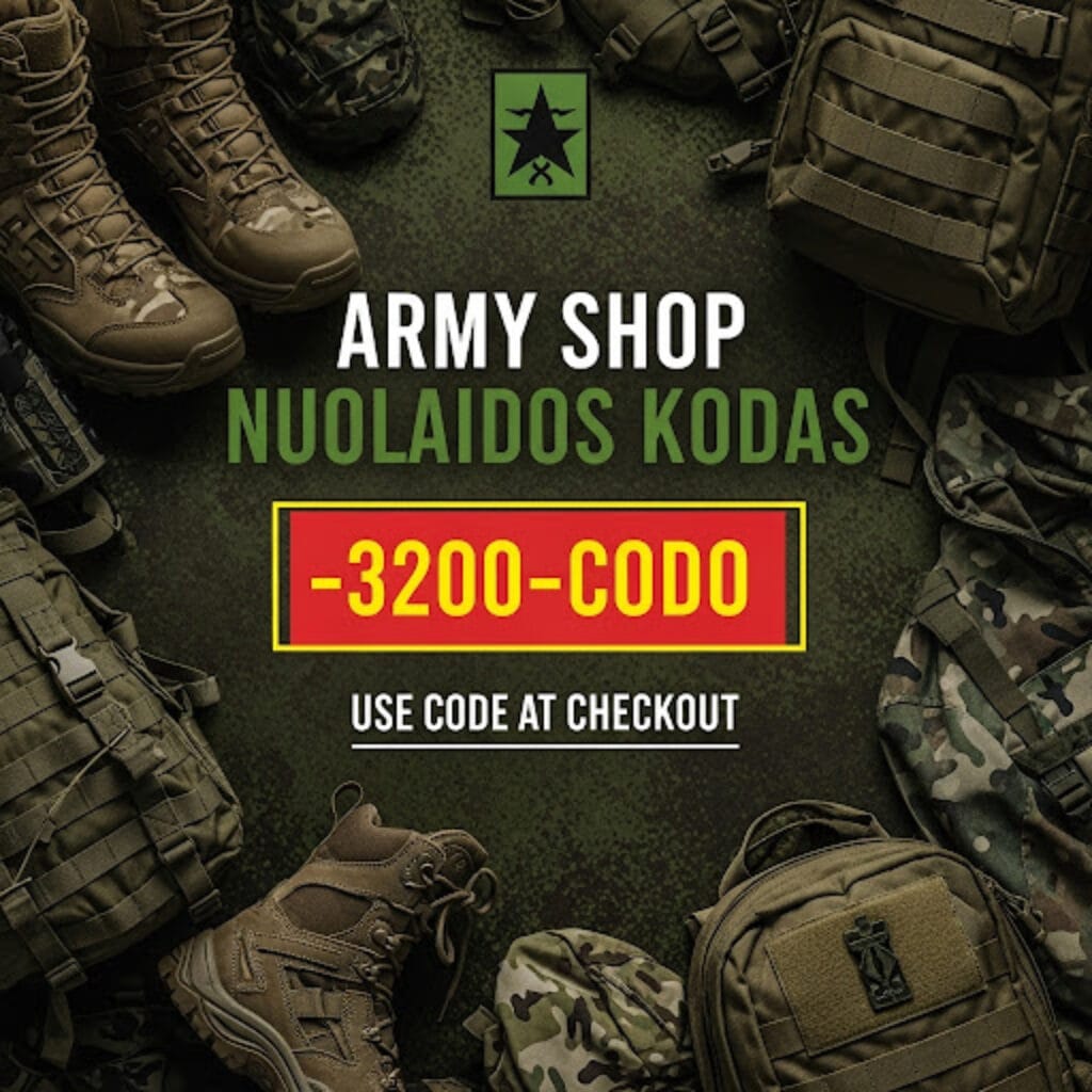 Army Shop Nuolaidos Kodas: Jūsų Išsamus Gidas Į Geriausius Pasiūlymus Ir Sutaupymus Karinei Aprangai Bei Įrangai