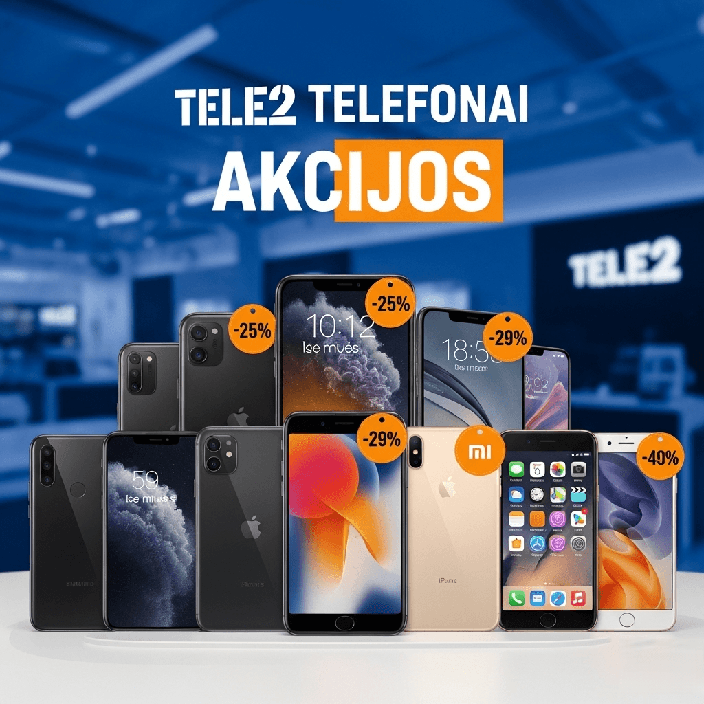Tele2 Telefonų Akcijos: Kaip Sugauti Geriausią Pasiūlymą 2025 Metais? Tele2 Telefonų Akcijos: Kaip Sugauti Geriausią Pasiūlymą 2025 Metais?