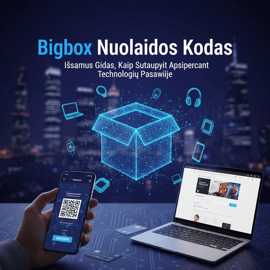 Bigbox Nuolaidos Kodas: Išsamus Gidas, Kaip Sutaupyti Apsiperkant Technologijų Pasaulyje