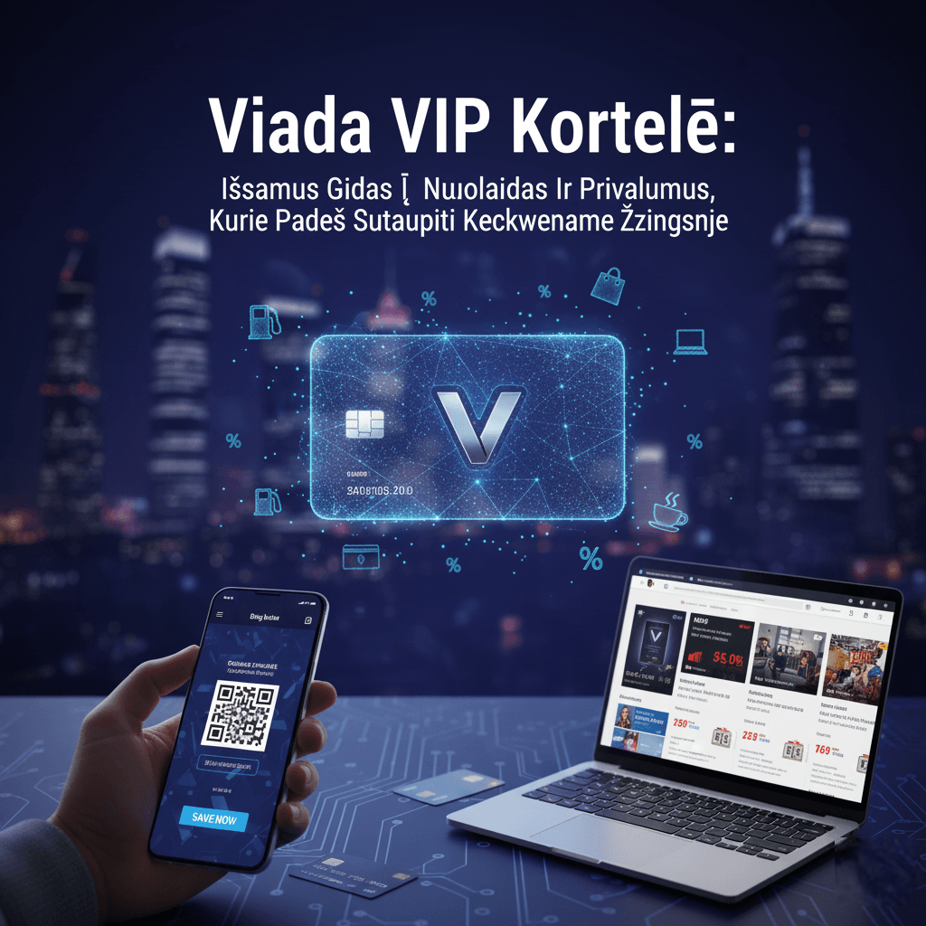 Viada VIP Kortelė: Išsamus Gidas Į Nuolaidas Ir Privalumus, Kurie Padės Sutaupyti Kiekviename Žingsnyje