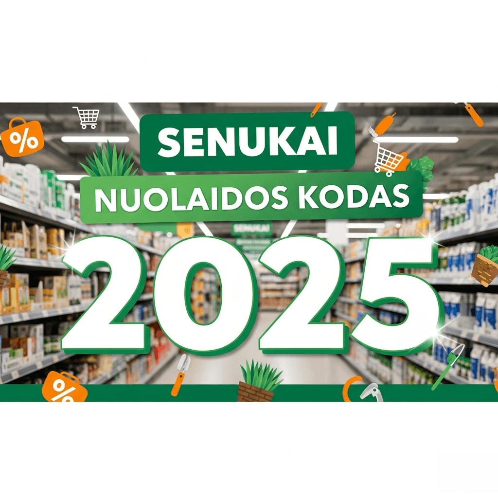 Senukai Nuolaidos Kodas 2025: Išsamus Gidas, Kaip Sutaupyti Daugiau Perkant Namams, Sodui ir Statyboms Senukai Nuolaidos Kodas 2025: Išsamus Gidas, Kaip Sutaupyti Daugiau Perkant Namams, Sodui ir Statyboms