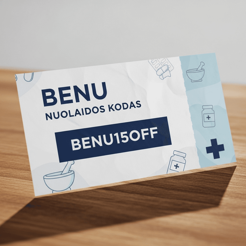 Benu Nuolaidos Kodas: Išsamus Gidas, Kaip Sumažinti Išlaidas Vaistams ir Grožio Prekėms