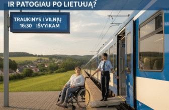 Nuolaidos neįgaliesiems traukiniu: Kaip keliauti pigiau ir patogiau po Lietuvą?