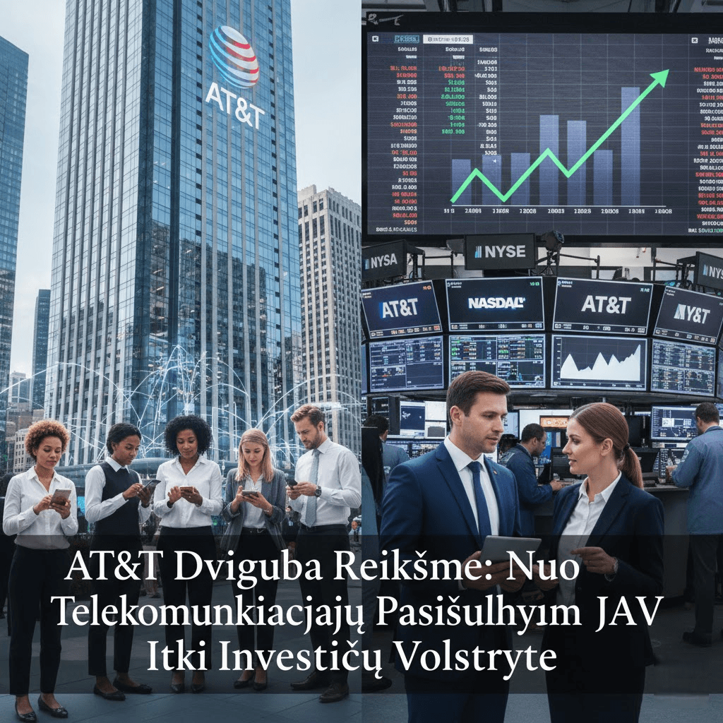 AT&T Dviguba Reikšmė: Nuo Telekomunikacijų Pasiūlymų JAV Iki Investicijų Volstryte