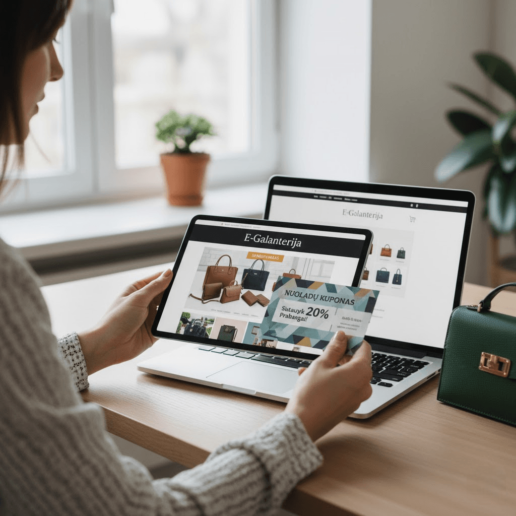 Investicija į Stilių: Kaip E-Galanterija Nuolaidų Kuponas Padeda Sutaupyti Perkant Kokybę Investicija į Stilių: Kaip E-Galanterija Nuolaidų Kuponas Padeda Sutaupyti Perkant Kokybę