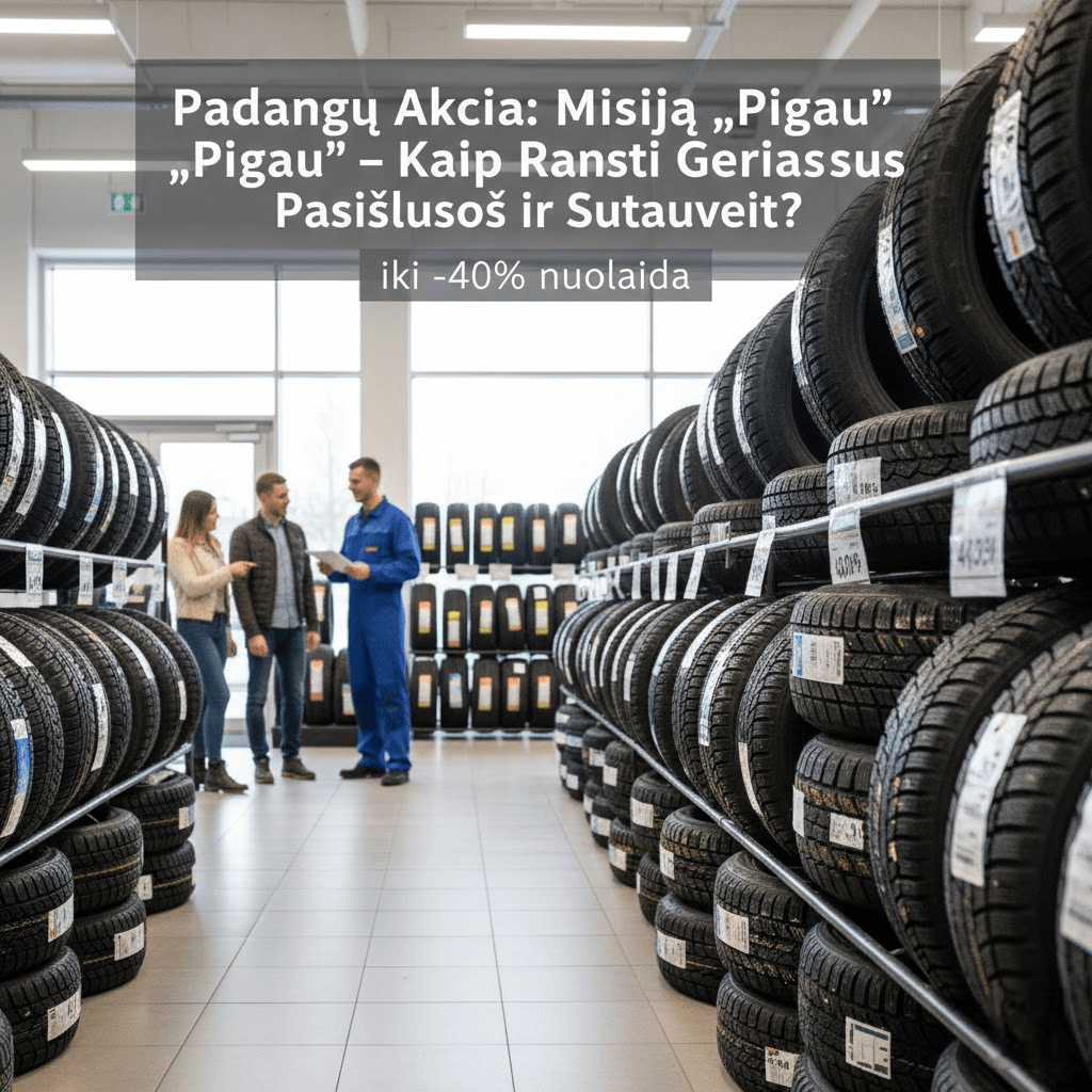 Padangų Akcija: Misija „Pigiau“ – Kaip Rasti Geriausius Pasiūlymus ir Sutaupyti? Padangų Akcija: Misija „Pigiau“ – Kaip Rasti Geriausius Pasiūlymus ir Sutaupyti?
