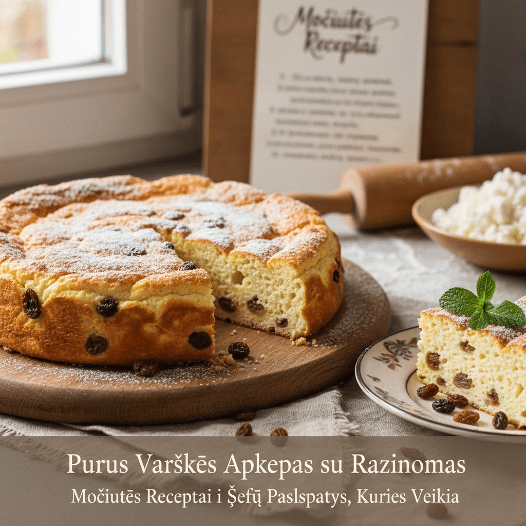 Purus Varškės Apkepas su Razinomis: Močiutės Receptai ir Šefų Paslaptys, Kurios Veikia