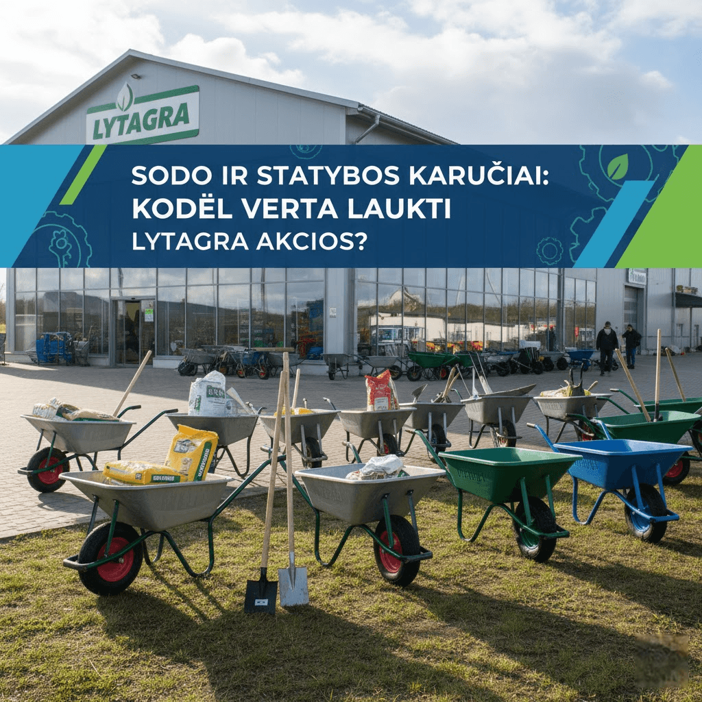 Sodo ir Statybos Karučiai: Kodėl Verta Laukti Lytagra Akcijos? Sodo ir Statybos Karučiai: Kodėl Verta Laukti Lytagra Akcijos?
