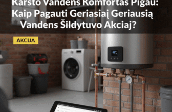 Karšto Vandens Komfortas Pigiau: Kaip Pagauti Geriausią Vandens Šildytuvo Akciją?
