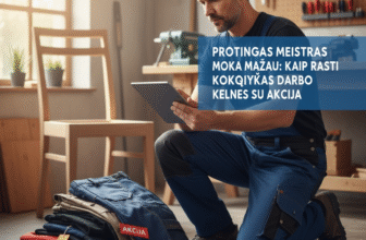 Protingas Meistras Moka Mažiau: Kaip Rasti Kokybiškas Darbo Kelnes su Akcija
