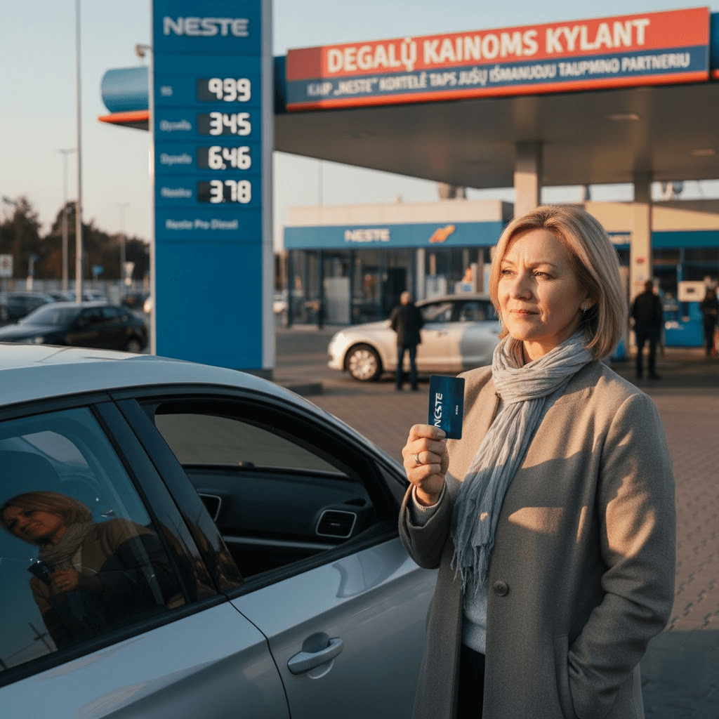 Degalų Kainoms Kylant: Kaip „Neste“ Kortelė Taps Jūsų Išmaniuoju Taupymo Partneriu