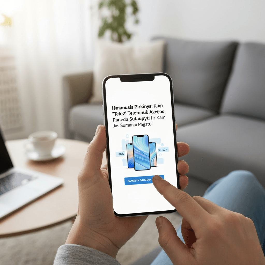 Išmanusis Pirkinys: Kaip „Tele2“ Telefonų Akcijos Padeda Sutaupyti (ir Kaip Jas Sumaniai Pagauti)