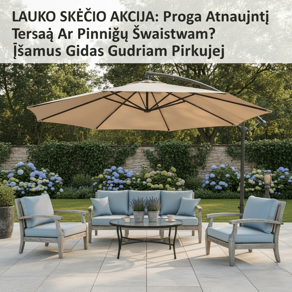 Lauko Skėčio Akcija: Proga Atnaujinti Terasą Ar Pinigų Švaistymas? Išsamus Gidas Gudriam Pirkėjui Lauko Skėčio Akcija: Proga Atnaujinti Terasą Ar Pinigų Švaistymas? Išsamus Gidas Gudriam Pirkėjui