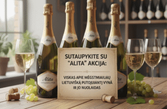 Sutaupykite su "Alita" Akcija: Viskas Apie Mėgstamiausią Lietuvišką Putojantį Vyną ir Jo Nuolaidas