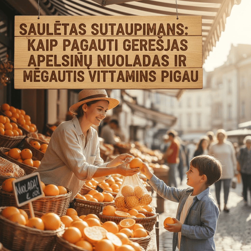 Saulėtas Sutaupymas: Kaip Pagauti Geriausias Apelsinų Nuolaidas ir Mėgautis Vitaminais Pigiau