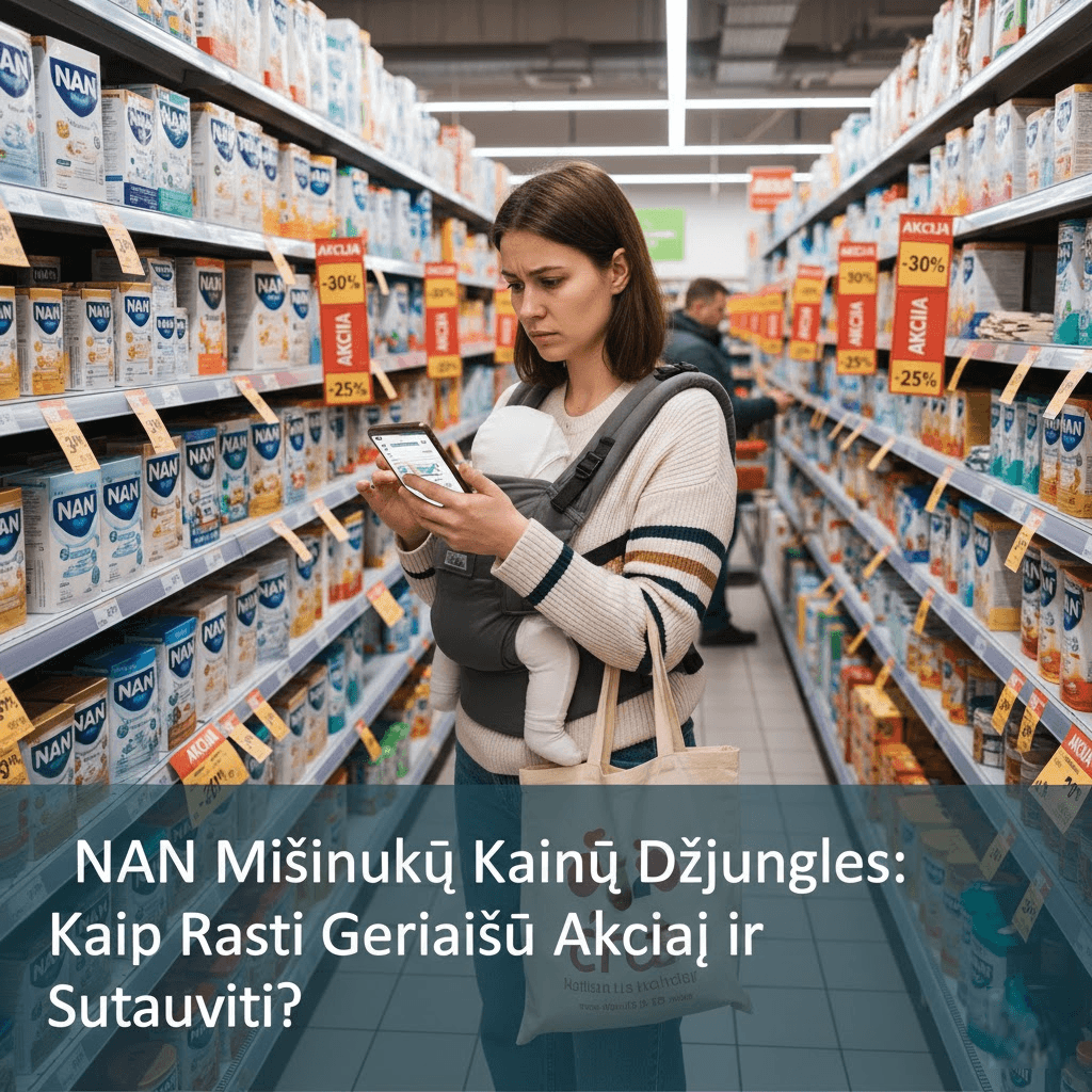 NAN Mišinukų Kainų Džiunglės: Kaip Rasti Geriausią Akciją ir Sutaupyti? NAN Mišinukų Kainų Džiunglės: Kaip Rasti Geriausią Akciją ir Sutaupyti?