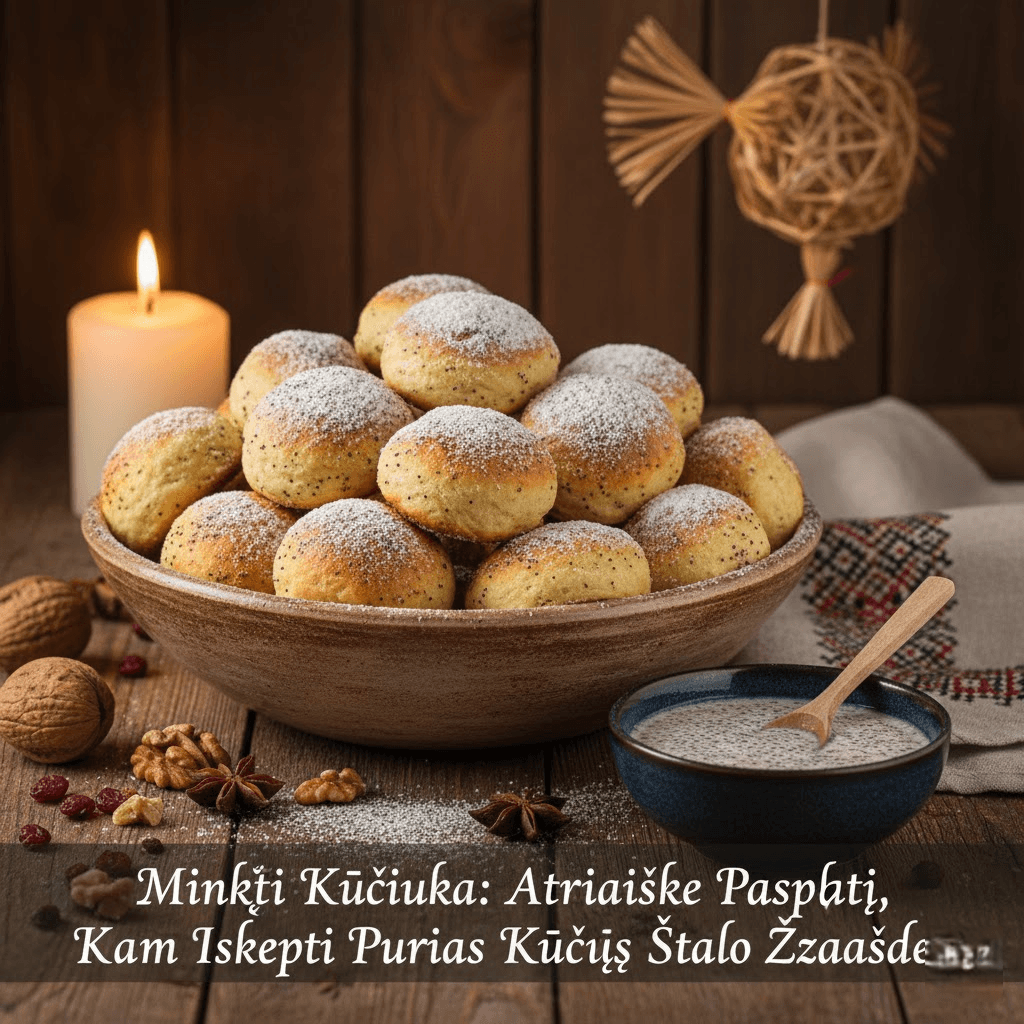 Minkšti Kūčiukai: Atraskite Paslaptį, Kaip Iškepti Purias Kūčių Stalo Žvaigždes