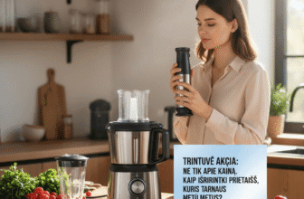 Trintuvė Akcija: Ne Tik Apie Kainą. Kaip Išsirinkti Prietaisą, Kuris Tarnaus Metų Metus?