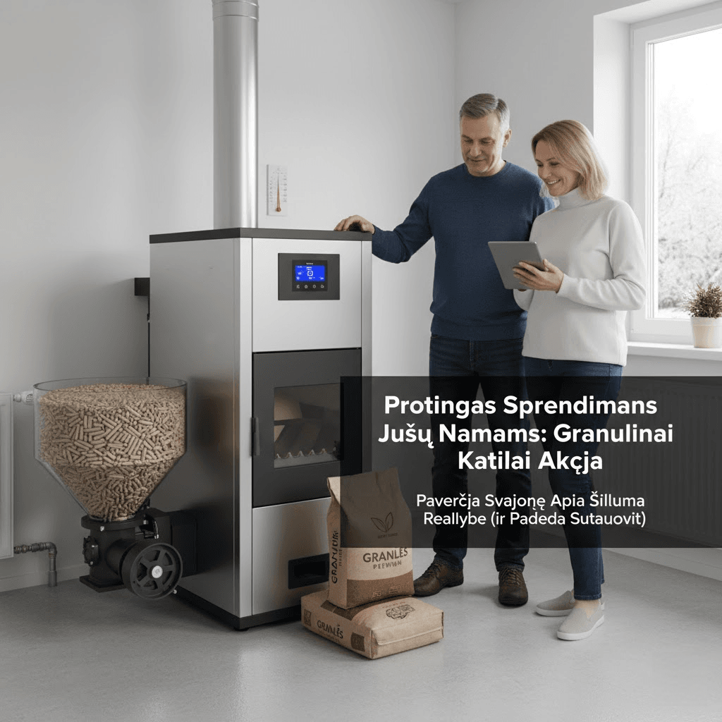 Protingas Sprendimas Jūsų Namams: Kaip „Granuliniai Katilai Akcija“ Paverčia Svajonę Apie Šilumą Realybe (ir Padeda Sutaupyti)