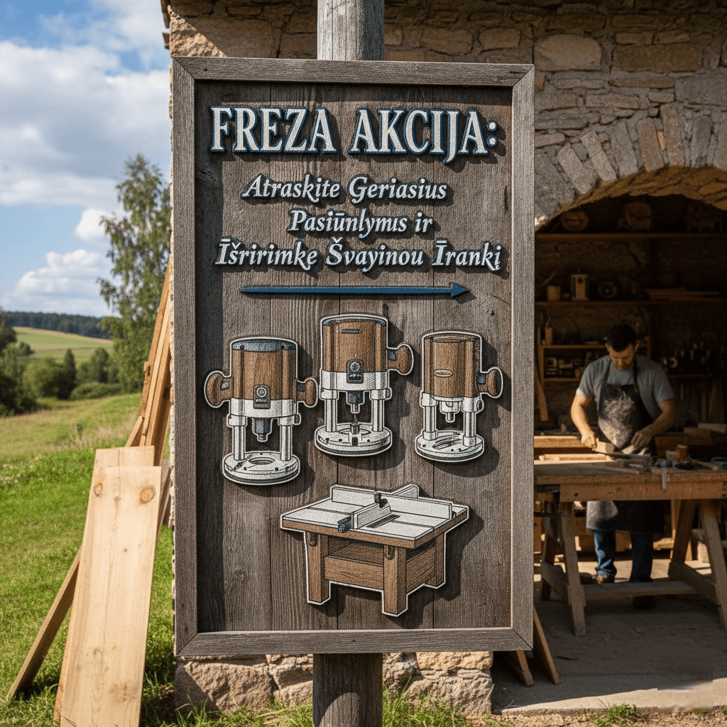 Freza Akcija: Atraskite Geriausius Pasiūlymus ir Išsirinkite Svajonių Įrankį