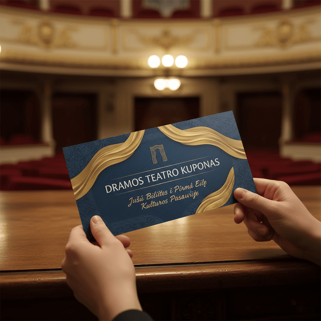 Dramos Teatro Kuponas: Jūsų Bilietas į Pirmą Eilę Kultūros Pasaulyje