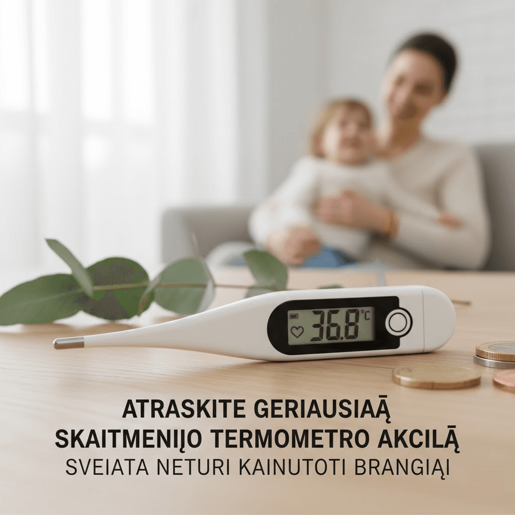 Atraskite Geriausią Skaitmeninio Termometro Akciją: Sveikata Neturi Kainuoti Brangiai