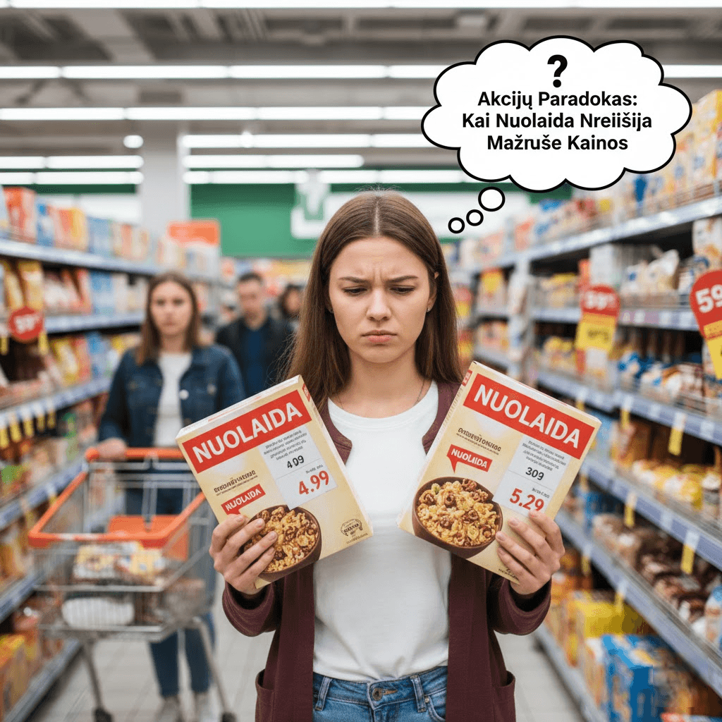Akcijų Paradoksas: Kai Nuolaida Nereiškia Mažesnės Kainos