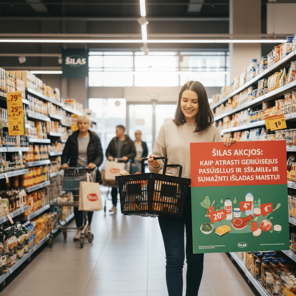 „Šilas Kaune Akcijos“: Kaip Atrasti Geriausius Pasiūlymus ir Sumažinti Išlaidas Maistui