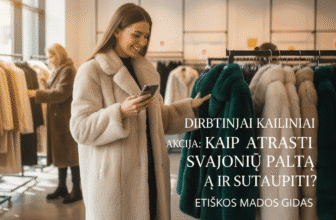 Dirbtiniai kailiniai akcija: kaip atrasti svajonių paltą ir sutaupyti? Etiškos mados gidas