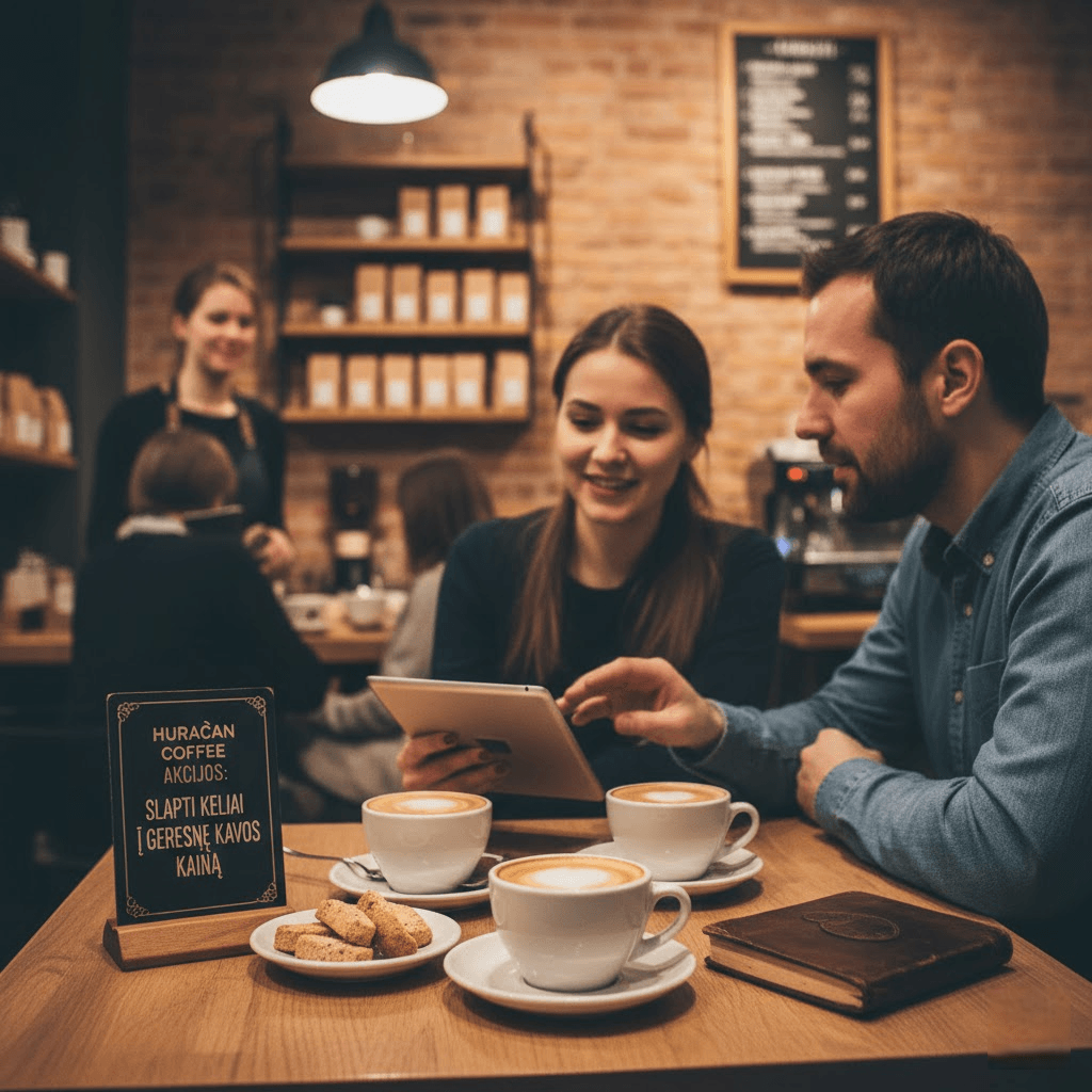 Huracan Coffee Akcijos: Slapti Keliai į Geresnę Kavos Kainą