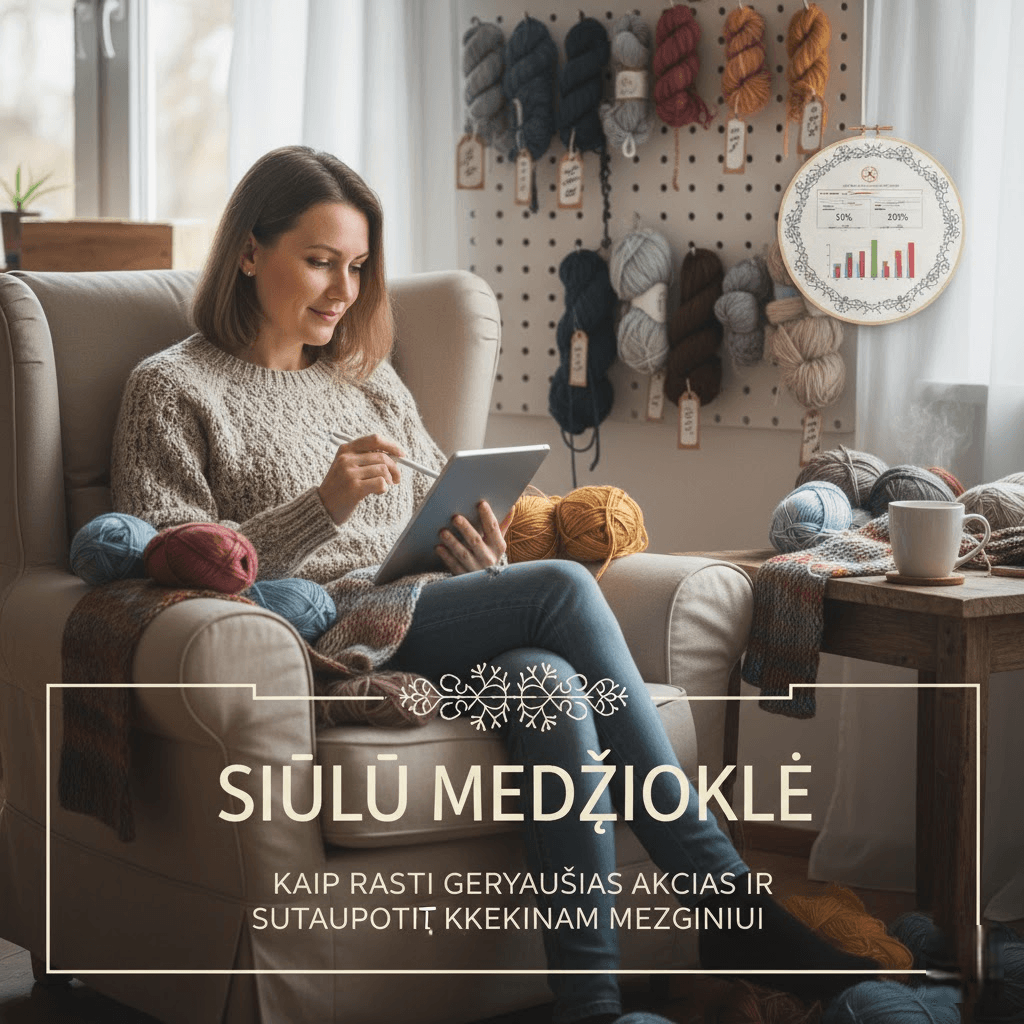 Siūlų Medžioklė: Kaip Rasti Geriausias Akcijas ir Sutaupyti Kiekvienam Mezginiui