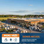 „Moki Veži“ Dienos Akcijos: Atraskite Geriausius Pasiūlymus Statyboms, Sodui ir Namams