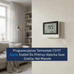 Programuojamas Termostatas C511T Akcija: Kodėl Šis Pirkinys Atperka Save Greičiau Nei Manote