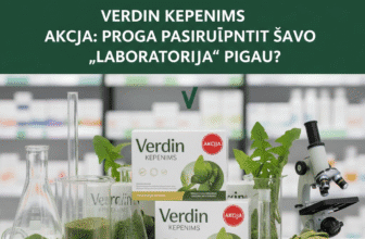 Verdin Kepenims Akcija: Proga Pasirūpinti Savo „Laboratorija“ Pigiau?