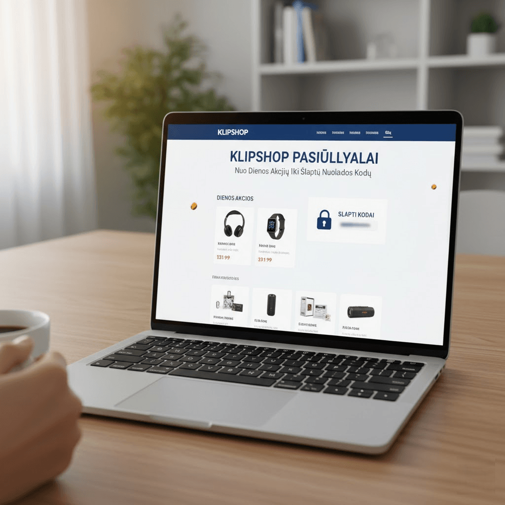 Klipshop Pasiūlymai: Nuo Dienos Akcijų Iki Slaptų Nuolaidos Kodų Klipshop Pasiūlymai: Nuo Dienos Akcijų Iki Slaptų Nuolaidos Kodų
