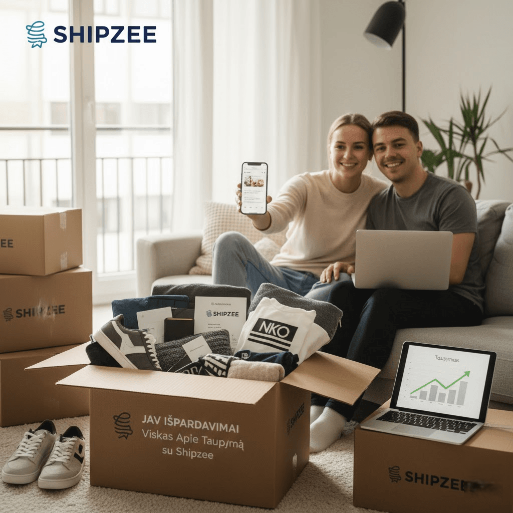 JAV Išpardavimai Jūsų Namuose: Viskas Apie Taupymą su Shipzee