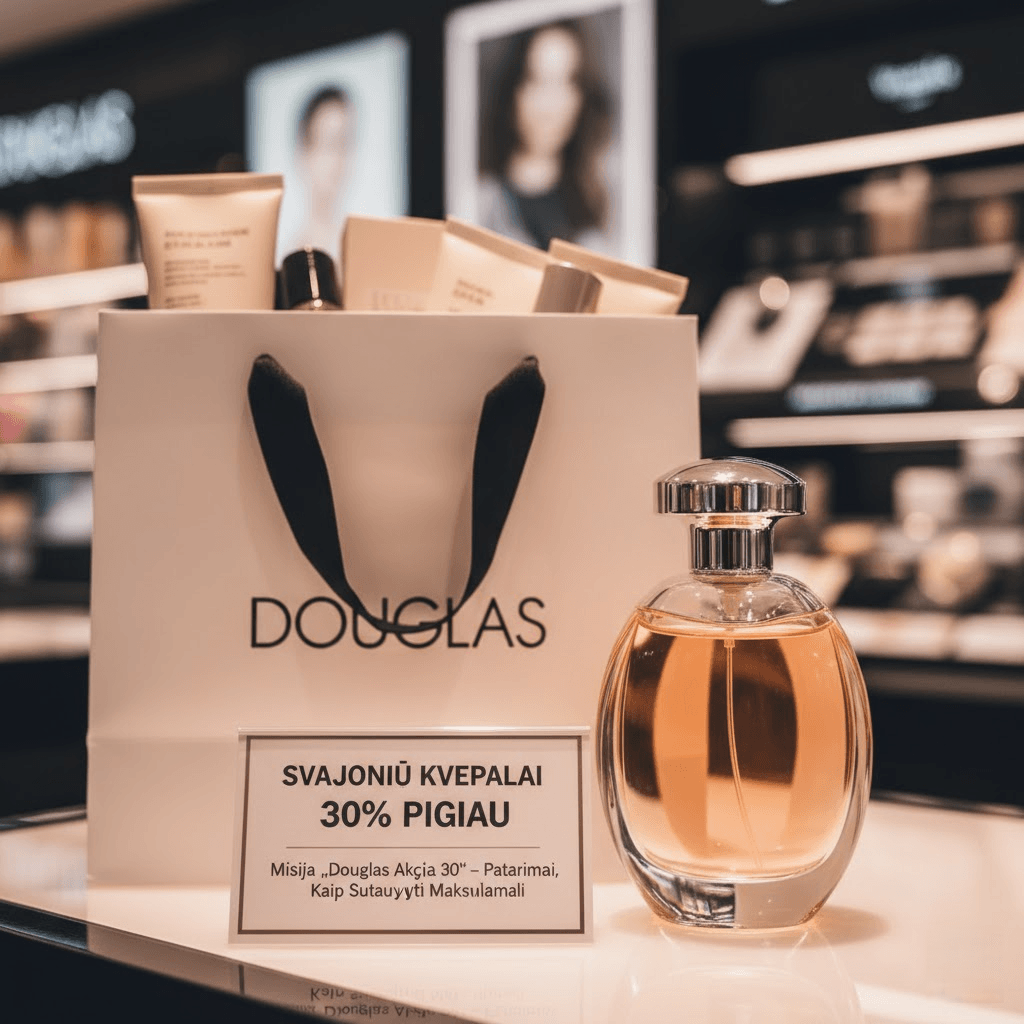 Svajonių Kvepalai 30% Pigiau: Misija „Douglas Akcija 30“ – Patarimai, Kaip Sutaupyti Maksimaliai