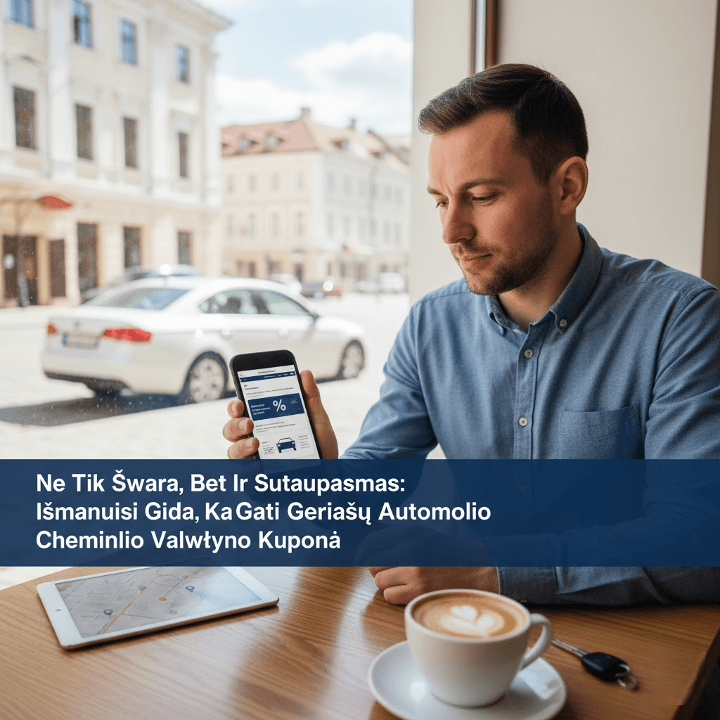 Ne Tik Švara, Bet Ir Sutaupymas: Išmanusis Gidas, Kaip Gauti Geriausią Automobilio Cheminio Valymo Kuponą