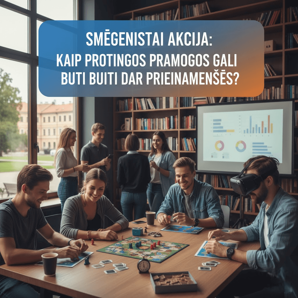 Smegenistai Akcija: Kaip Protingos Pramogos Gali Būti Dar Prieinamesnės?