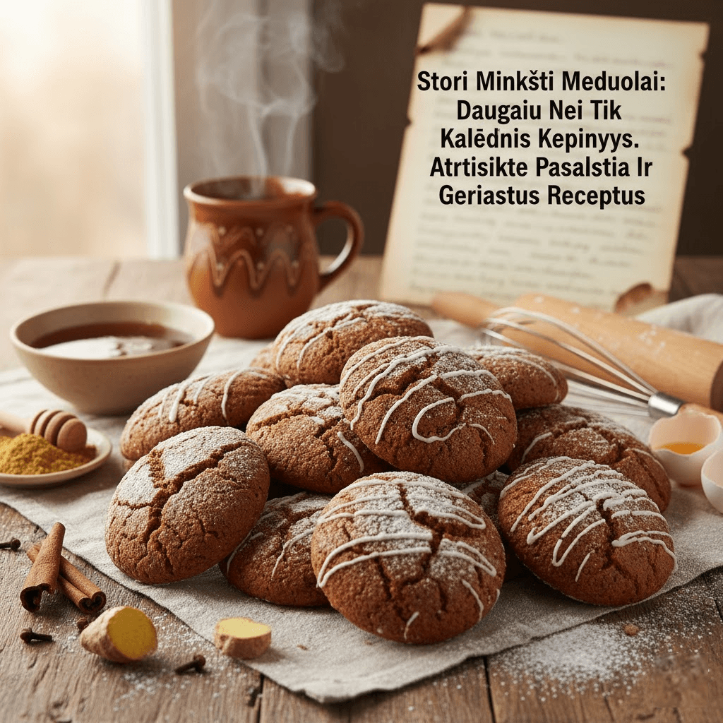 Stori Minkšti Meduoliai: Daugiau Nei Tik Kalėdinis Kepinys. Atraskite Paslaptis Ir Geriausius Receptus