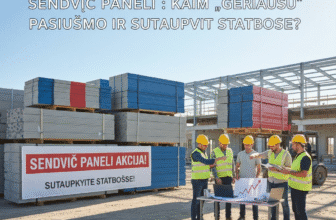 Sendvič Paneli Akcija: Kaip „Pagauti“ Geriausią Pasiūlymą ir Sutaupyti Statybose?