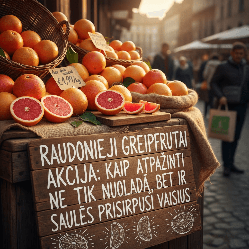 Raudonieji Greipfrutai Akcija: Kaip Atpažinti Ne Tik Nuolaidą, Bet ir Saulės Prisirpusį Vaisių Raudonieji Greipfrutai Akcija: Kaip Atpažinti Ne Tik Nuolaidą, Bet ir Saulės Prisirpusį Vaisių