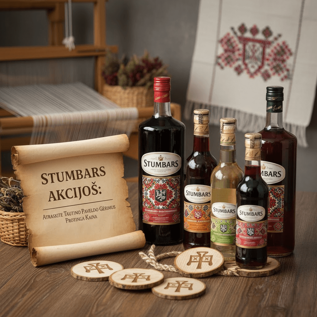 "Stumbras" Akcijos: Atraskite Tautinio Paveldo Gėrimus Protinga Kaina