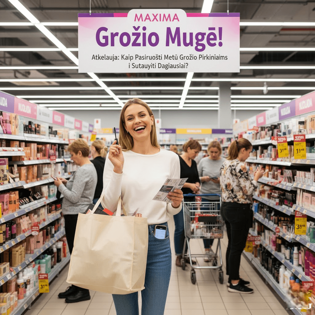 „Maxima Grožio Mugė“ Atkeliauja: Kaip Pasiruošti Metų Grožio Pirkiniaims ir Sutaupyti Daugiausiai?