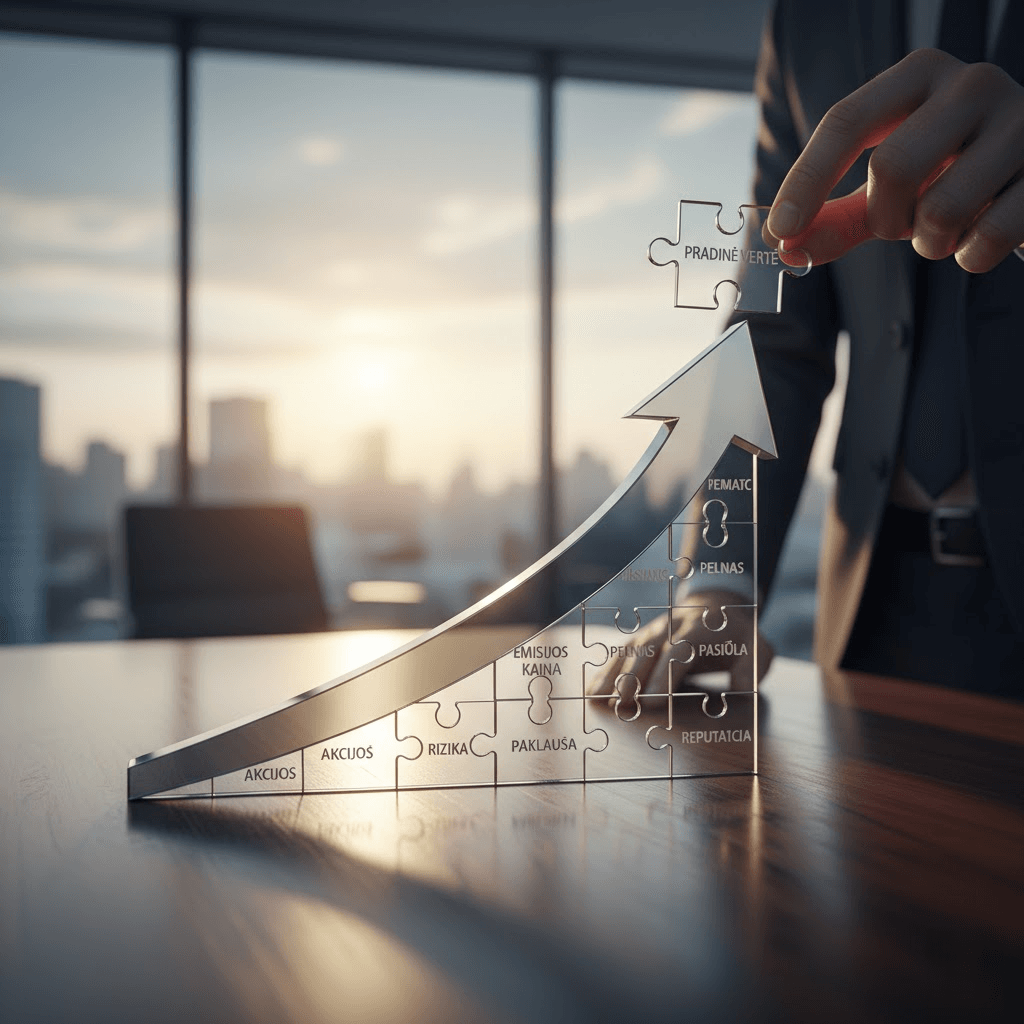 Akcijos Emisijos Kainos Dėlionė: Kaip Formuojasi Pradinė Įmonės Akcijų Vertė? Akcijos Emisijos Kainos Dėlionė: Kaip Formuojasi Pradinė Įmonės Akcijų Vertė?