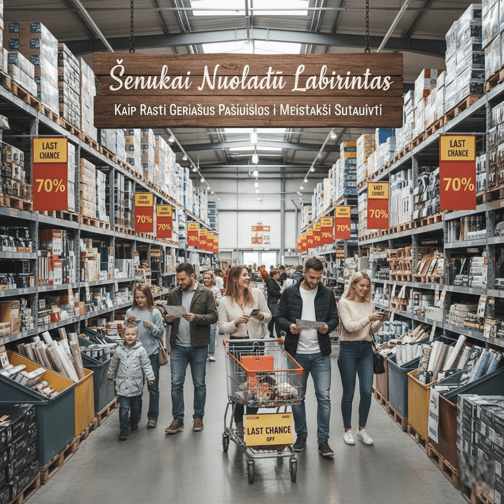 Senukai Nuolaidų Labirintas: Kaip Rasti Geriausius Pasiūlymus ir Meistriškai Sutaupyti