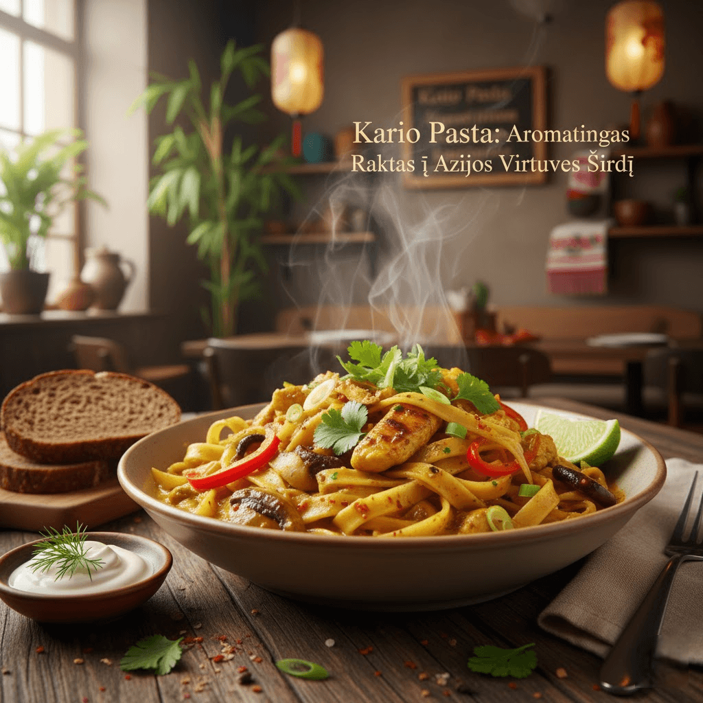 Kario Pasta: Aromatingas Raktas į Azijos Virtuvės Širdį