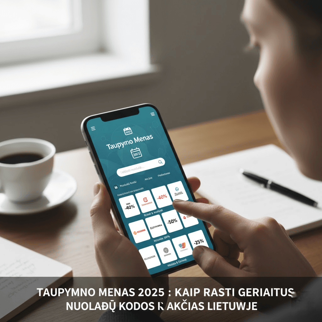 Taupymo Menas 2025: Kaip Rasti Geriausius Nuolaidų Kodus ir Akcijas Lietuvoje Taupymo Menas 2025: Kaip Rasti Geriausius Nuolaidų Kodus ir Akcijas Lietuvoje