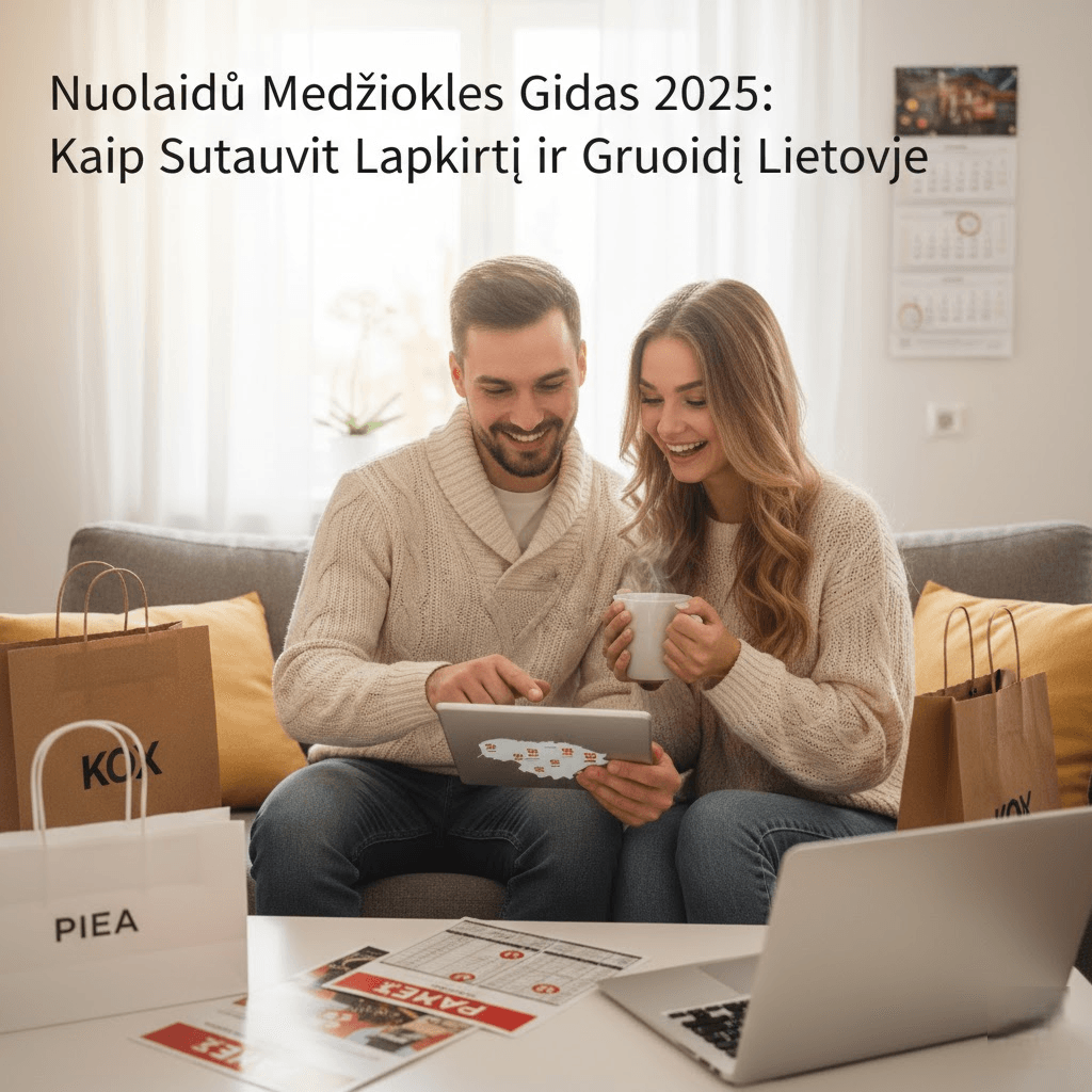 Nuolaidų Medžioklės Gidas 2025: Kaip Sutaupyti Lapkritį ir Gruodį Lietuvoje